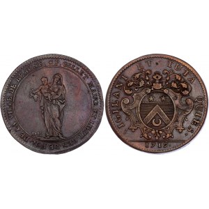 France Bourgogne Copper Jeton 1719