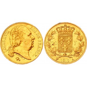France 20 Francs 1818 A