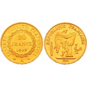 France 20 Francs 1849 A