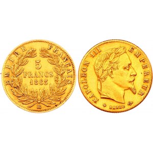 France 5 Francs 1863 BB