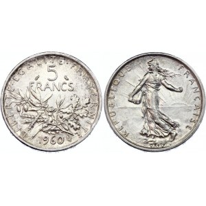 France 5 Francs 1960