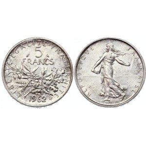 France 5 Francs 1962