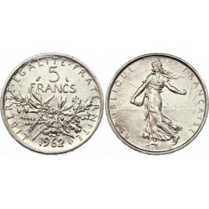 France 5 Francs 1962