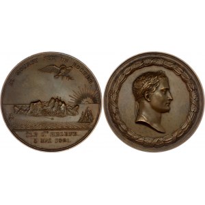 France Medal Napoleon, Death on St. Helena 1821 (1982)