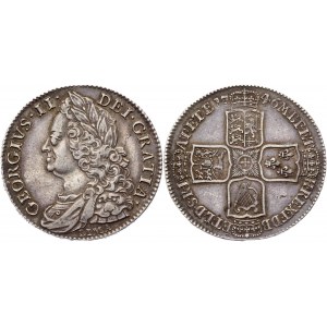 Great Britain 1/2 Crown 1746 Lima