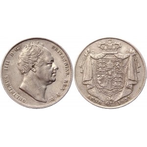 Great Britain 1/2 Crown 1837