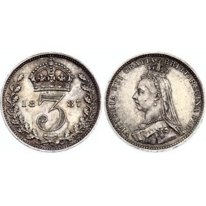 Great Britain 3 Pence 1887