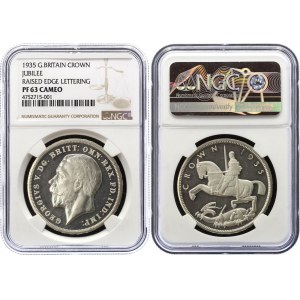 Great Britain 1 Crown 1935 PROOF NGC PF63