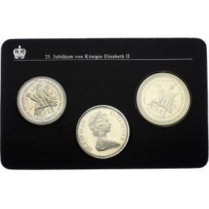 Isle of Man Set of 3 Coins 1978