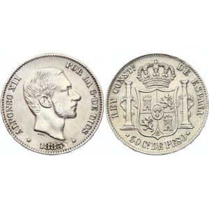Philippines 50 Centimos 1885 /0