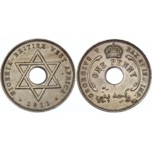 British West Africa 1 Penny 1911 H