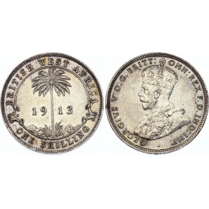 British West Africa 1 Shilling 1913 H