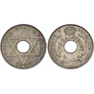 British West Africa 1/2 Penny 1927