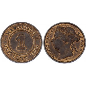 Mauritius 1 Cent 1890 H
