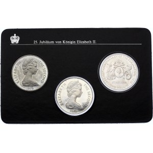 Saint Helena Set of 3 Coins 1978