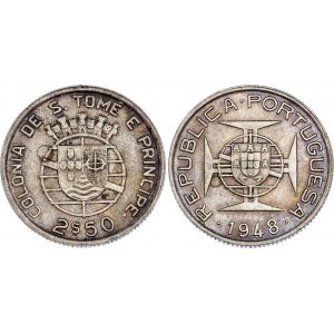 Saint Thomas & Prince 2-1/2 Escudos 1948