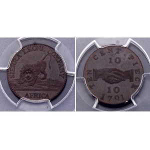 Sierra Leone 10 Cents 1791 PCGS PR64