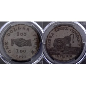 Sierra Leone 1 Dollar 1791 PCGS PR64