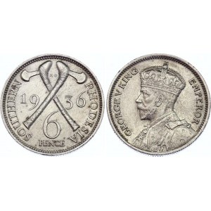 Southern Rhodesia 6 Pence 1936