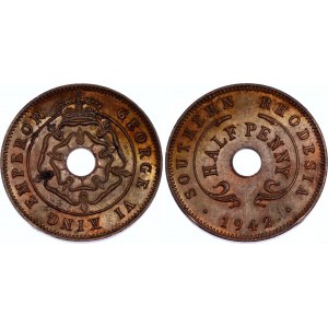 Southern Rhodesia 1/2 Penny 1942