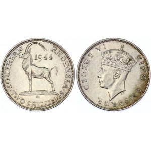 Southern Rhodesia 2 Shillings 1944