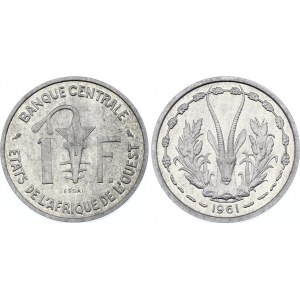 Western African States 1 Franc 1961 Essai