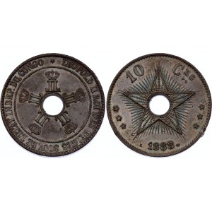 Congo Free State 10 Centimes 1888