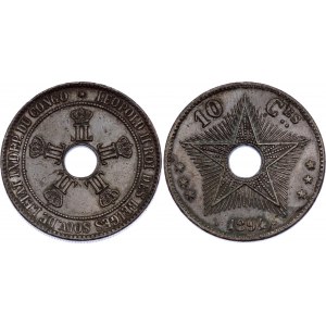 Congo Free State 10 Centimes 1894