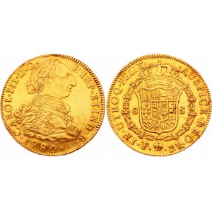 Bolivia 8 Escudos 1780 PR