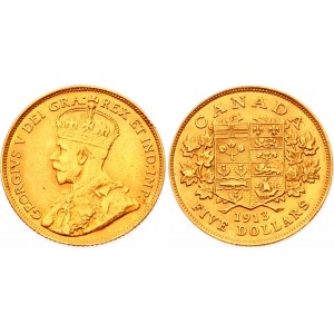 Canada 5 Dollars 1913