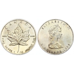 Canada 5 Dollars 1988