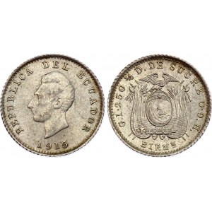 Ecuador 1/2 Decimo 1915