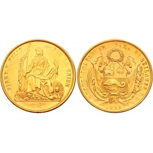 Peru 8 Escudos 1863 YB