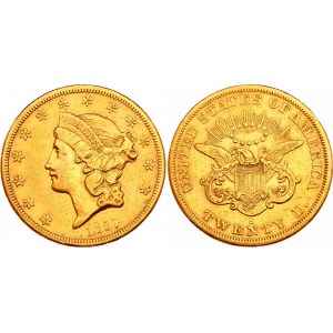 United States 20 Dollars 1857 S