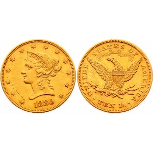 United States 10 Dollars 1880