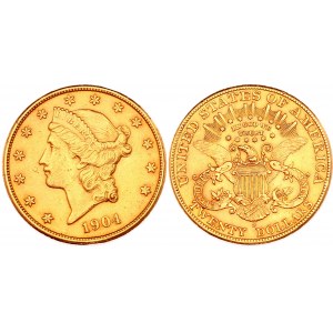 United States 20 Dollars 1904 S
