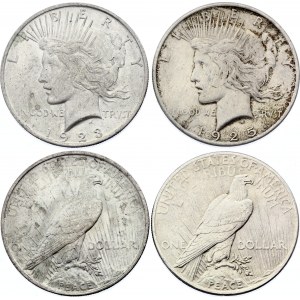 United States 2 x 1 Dollar 1923 - 1925