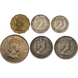Cyprus & Nigeria Lot of 6 Coins 1955 -1959