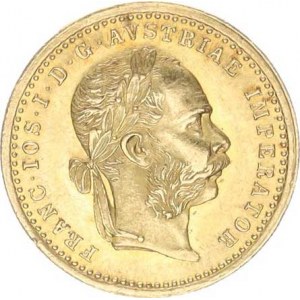 František Josef I. (1848-1916), Dukát 1877 b.zn. (3,492 g), zc. nep. hr., tém.