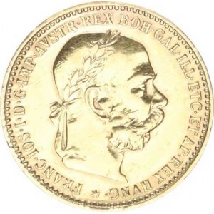 František Josef I. (1848-1916), 10 Koruna 1896 b.zn. /210.734 ks/ (3,345 g)