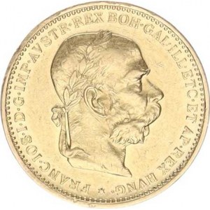 František Josef I. (1848-1916), 20 Koruna 1894 b.zn. /6,713.890 ks/ 6,761 g