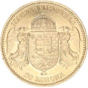 František Josef I. (1848-1916), 20 Koruna 1897 KB /1,818.671 ks/ 6,788 g