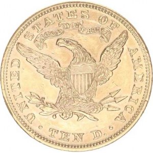 U.S.A., 10 Dollars 1893 KM 74.3 (16,749 g)