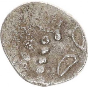 Keltové - Britania, Ag mince 18,5 mm (5,959 g), Stylizovaná hlava Apolla vpravo / Sty