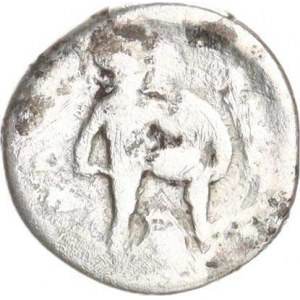 Lokris Opuntia (369-338 př.Kr.), Ag 1/4 statér, hlava Persepony / Ajax se štítem a hadem (2,360