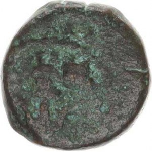Judea, Herodes I. Velký (37-4 př. Kr.), AE prutah (z let 21-12 př. Kr.), Dva rohy hojnosti / Kotva