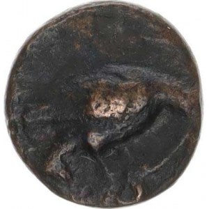 Makedonie, Amyntas III. (393-369 př. Kr.), AE 14, hlava Herakla / orel drží hada SNG ANS 100 (2,994