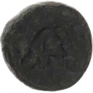 Makedonie, Demetrios Poliorketes (294-288 př. Kr.), AE 17 (nebo Demetrios II.), Makedonský štít / m