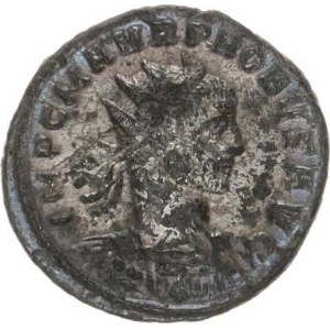 Probus (276-282), Antoninián, stoj.Providentia drží žezlo a roh hojnosti, u nohou g