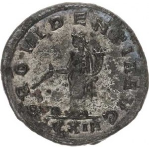Probus (276-282), Antoninián, stoj.Providentia drží žezlo a roh hojnosti, u nohou g